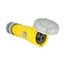 Arrow Hart Pin & Sleeve Connector, #10-#2 Awg 30A 125V, Ip69K, 2-Pole 3-Wire, Female, AH330C4W