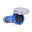 Arrow Hart Pin & Sleeve Connector, #10-#2 Awg 30A, 250V, Blue, Ip69K, 2-Pole 3-Wire, Female, AH330C6W