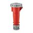 Arrow Hart Pin & Sleeve Connector, #10-#2 Awg 30A, 480V, Red, Ip69K, 2-Pole 3-Wire, Female, AH330C7W