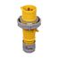 Arrow Hart Pin & Sleeve Plug, #10-#2 Awg 30A 125V, Ip67, Ip69K, 2-Pole 3-Wire 0.433-0.985", Male, AH330P4W