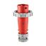Arrow Hart Pin & Sleeve Plug, #10-#2 Awg 30A, 480V, Red, Ip69K, 2-Pole 3-Wire, Male, AH330P7W