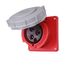Arrow Hart Pin & Sleeve Receptacle, #10-#2 Awg 30A, 480V, Red, Ip69K, 2-Pole 3-Wire, Female, AH330R7W