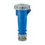 Arrow Hart Pin & Sleeve Connector, #10-#2 Awg 32A, 220-240V, Blue, Ip69K, 2-Pole 3-Wire, Female, AH332C6W