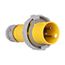 Arrow Hart Pin & Sleeve Plug, #10-#2 Awg 32A, 110-130V, Ip69K, 2-Pole 3-Wire, 0.433-0.985", Male, AH332P4W