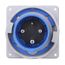 Arrow Hart Pin & Sleeve Inlet, 60/63A, 60A 250V/63A 200-250V, 2-Pole, #8-#2 Awg, AH360B6WDR