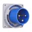 Arrow Hart Pin & Sleeve Inlet, 60/63A, 60A 250V/63A 200-250V, 2-Pole, #8-#2 Awg, AH360B6WDR