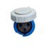 Arrow Hart Pin & Sleeve Connector, 60/63A, 2-Pole, #8-#2 Awg #10-#2 Awg (Ground), #12-#16 Awg, AH360C6WDR
