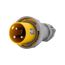 Arrow Hart Pin & Sleeve Plug, #8-#2 Awg #10-#2 Awg (Ground), #12-#16 Awg 60A 125V, 2-Pole, Male, AH360P4W