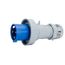 Arrow Hart Pin & Sleeve Plug, 60/63A, 2-Pole, #8-#2 Awg #10-#2 Awg (Ground), #12-#16 Awg 3 Wire, AH360P6WDR