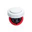 Arrow Hart Pin & Sleeve Connector, #4 -1/0 Awg #12-#16 Awg 100A, 480V, Red, Female, 20 Hp, 3Ph, AH4100C7W