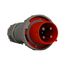 Arrow Hart Pin & Sleeve Plug, #4 -1/0 Awg #12-#16 Awg 100A, 125/250V, Orange, 3-Pole, Male, AH4100P12W
