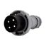 Arrow Hart Pin & Sleeve Plug, #4 -1/0 Awg #12-#16 Awg 100A, 600V, Black, Male, 30 Hp, AH4100P5W