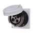 Arrow Hart Pin & Sleeve Receptacle #4 -1/0 Awg #12-#16 Awg 100A, 600V, Black, Female, 30 Hp, 3Ph, AH4100R5W