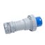 Arrow Hart Pin & Sleeve Receptacle, 100A/125A, 3-Pole, #4-1/0 Awg, #12 -#16 Awg, 4 Wire, AH4100R9WDR