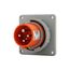 Arrow Hart Pin & Sleeve Inlet, #12-#10 Awg 20A, 125/250V, Orange, Ip69K, 3-Pole, 4-Wire, Male, AH420B12W