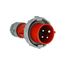Arrow Hart Pin & Sleeve Plug, #12-#10 Awg 20A, 480V, Red, 3-Pole, 4-Wire, Male, 5 Hp, 3-Phase, AH420P7W