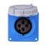 Arrow Hart Pin & Sleeve Receptacle, 16/20A, 16A 250V/20A 200-250V, 3-Pole, #12 -#10 Awg, 4 Wire, AH420R9WDR