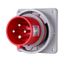 Arrow Hart Pin & Sleeve Inlet, Ip69K Rated, 30/32A, 30/32A 380-415V, 3-Pole, #10 -#2 Awg, 4 Wire, AH430B6WDR