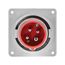 Arrow Hart Pin & Sleeve Inlet, #10-#2 Awg 30A, 480V, Red, Ip69K, 3-Pole, 4-Wire, Male, 10 Hp, AH430B7W