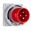 Arrow Hart Pin & Sleeve Inlet, Ip69K Rated, 30A 250V/32A 200-250V, 3-Pole, #10 -#2 Awg, 4 Wire, AH430B9WDR