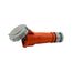 Arrow Hart Pin & Sleeve Connector, #10-#2 Awg 30A, 125/250V, Orange, 3-Pole, 4-Wire, Female, AH430C12W