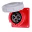 Arrow Hart Pin & Sleeve Receptacle, 30/32A, 30/32A 380-415V, 3-Pole, #10 -#2 Awg, 4 Wire, AH430R6WDR