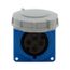 Arrow Hart Pin & Sleeve Receptacle, 30A 250V/32A 200-250V, 3-Pole, #10 -#2Awg, 4 Wire, AH430R9WDR