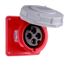Arrow Hart Pin & Sleeve Receptacle, 30A 250V/32A 200-250V, 3-Pole, #10 -#2Awg, 4 Wire, AH430R9WDR