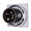 Arrow Hart Pin & Sleeve Inlet, #8-#2 Awg #10-#2 Awg (Ground), #12-#16 Awg 60A, 600V, Black, AH460B5W