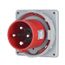Arrow Hart Pin & Sleeve Inlet, 60/63A 380-415V, 3-Pole, #8-#2 Awg #10-#2 Awg (Ground), AH460B6WDR