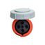 Arrow Hart Pin & Sleeve Connector, #8-#2 Awg #10-#2 Awg (Ground), #12-#16 60A, 125/250V, Orange, AH460C12W