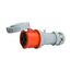 Arrow Hart Pin & Sleeve Connector, #8-#2 Awg #10-#2 Awg (Ground), #12-#16 60A, 125/250V, Orange, AH460C12W