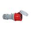 Arrow Hart Pin & Sleeve Connector, #8-#2 Awg #10-#2 Awg (Ground), #12-#16 Awg 60A, 480V,Female, AH460C7W