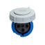 Arrow Hart Pin & Sleeve Connector, 60/63A, 3-Pole, #8-#2 Awg #10-#2 Awg (Ground), #12-#16 Awg, AH460C9WDR
