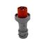 Arrow Hart Pin & Sleeve Plug, #8-#2 Awg #10-#2 Awg (Ground) #12-#16 60A 125/250V, Orange, Male, AH460P12W