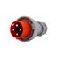 Arrow Hart Pin & Sleeve Plug, #8-#2 Awg #10-#2 Awg (Ground) #12-#16 60A 125/250V, Orange, Male, AH460P12W
