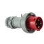 Arrow Hart Pin & Sleeve Plug, 60/63A 380-415V, 3-Pole#8-#2 Awg #10-#2 Awg (Ground), #12-#16 Awg, AH460P6WDR