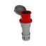 Arrow Hart Pin & Sleeve Connector, #4 -1/0 Awg #12-#16 Awg 100A, Y 277/480V, Red, Female, AH5100C7W