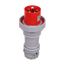 Arrow Hart Pin & Sleeve Plug, 100/125A 200-415V, 4-Pole, #4 -1/0 Awg #12-#16 Awg 5 Wire, AH5100P6WDR