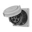 Arrow Hart Pin & Sleeve Receptacle, #4 -1/0 Awg #12-#16 Awg 100A, Y 347/600V, Black, Female, AH5100R5W
