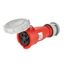 Arrow Hart Pin & Sleeve Connector, 16/20A 200-415V, 4-Pole, #12-#10 Awg 5 Wire, AH520C6WDR