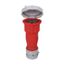Arrow Hart Pin & Sleeve Plug, 16/20AY 120/208V, 4-Pole, #12-#10 Awg 5 Wire, AH520P9WDR