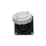 Arrow Hart Pin & Sleeve Receptacle, #12-#10 Awg 20A, Y 347/600V, Black, Female, 7 1/2 Hp, 3Ph, AH520R5W