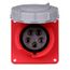 Arrow Hart Pin & Sleeve Receptacle, Ip69K Rated, 16/20A 200-415V, 4-Pole, #12 -#10 Awg, 5 Wire, AH520R6WDR