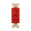 Arrow Hart Extra Heavy-Duty Industrial Grade Duplex Receptacle, #14-10 Awg 15A 125V, Red, Duplex, AH5252RD