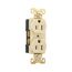Arrow Hart Extra Heavy-Duty Industrial Duplex Receptacle, #14-10 Awg 15A 125V, Ivory, Duplex, AH5252V