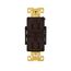 Arrow Hart Industrial Duplex Receptacle, #14-10 Awg 15A 125V, Brown Face Base, Duplex, AH5262B