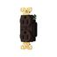 Arrow Hart Industrial Duplex Receptacle, #14-10 Awg 15A 125V, Brown Face Base, Duplex, AH5262B