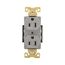 Arrow Hart Corrosion Resistant Straight Blade Duplex Receptacle, #14-10 Awg 15A 125V, Gray, AH5262CRGY