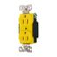 Arrow Hart Corrosion Resistant Straight Blade Duplex Receptacle, #14-10 Awg 15A 125V, AH5262CRY